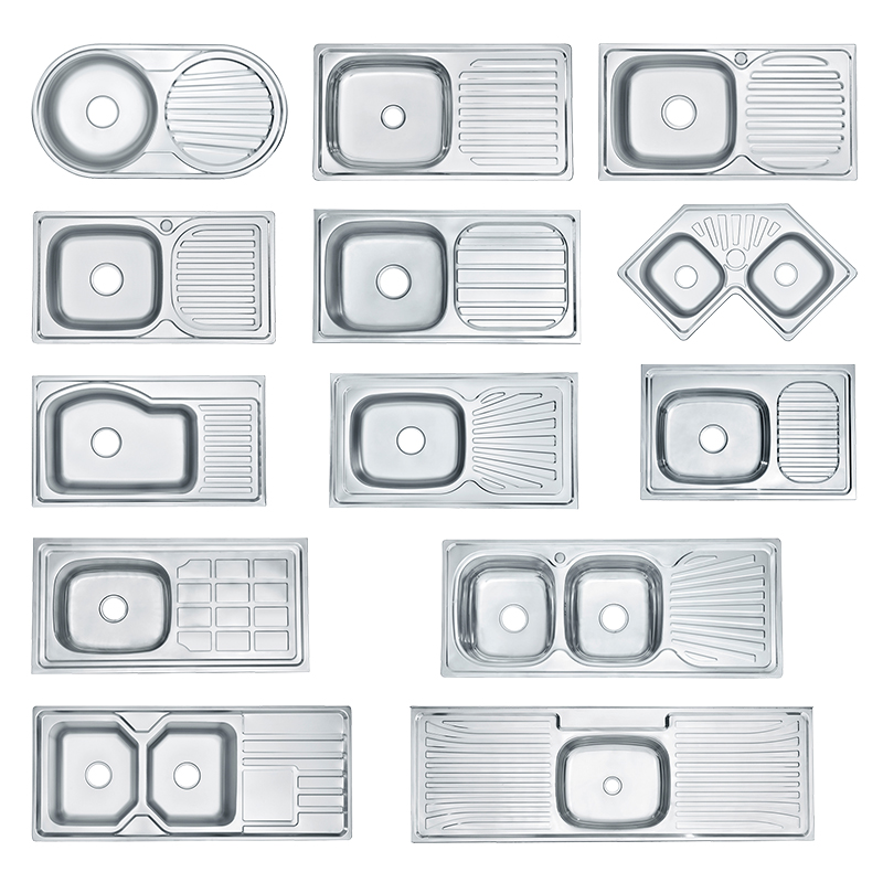 Заводская цена оптовой большой калибр слива одной раковины кухонные мойки из нержавеющей стали