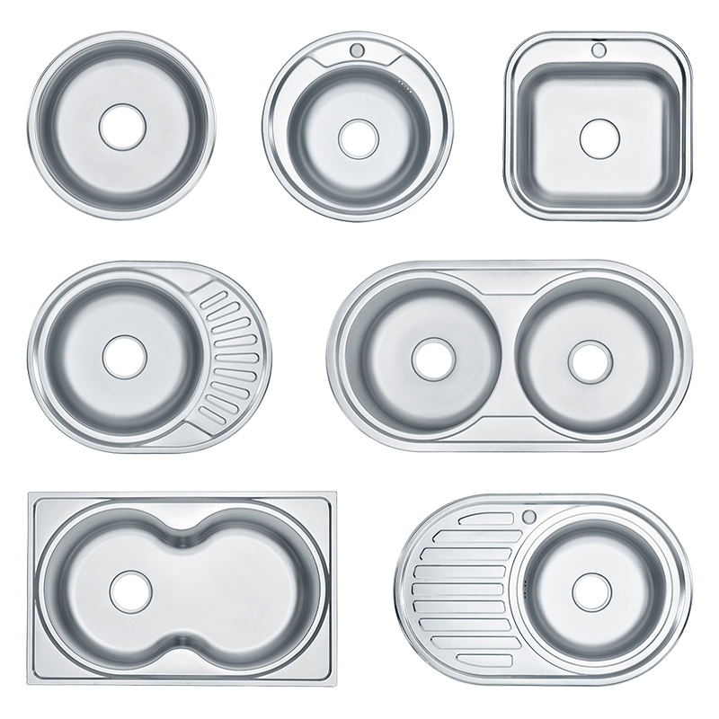Заводская цена оптовой большой калибр слива одной раковины кухонные мойки из нержавеющей стали